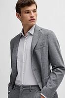 Slim-fit shirt performance-stretch dobby