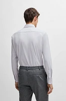 Slim-fit shirt performance-stretch dobby