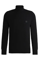 Rollneck regular-fit sweater cotton and cashmere