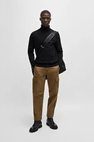 Rollneck regular-fit sweater cotton and cashmere