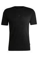 Mercerized-cotton T-shirt with Double B monogram