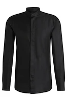 Slim-fit shirt finest Italian-made silk