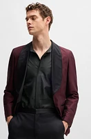 Slim-fit shirt finest Italian-made silk