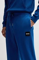 Tracksuit bottoms with logo label