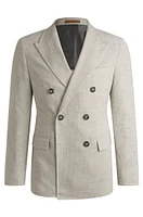 Slim-fit jacket cotton-cashmere corduroy