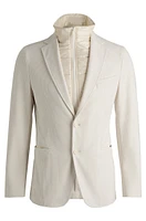 Slim-fit jacket performance-stretch corduroy