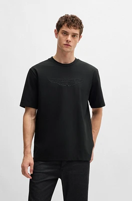 BOSS x ASTON MARTIN T-shirt mercerized stretch cotton