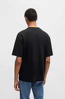 Cotton-jersey relaxed-fit T-shirt with seasonal graphic