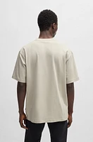 Cotton-jersey relaxed-fit T-shirt with seasonal graphic