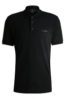 Regular-fit polo shirt with logo detail