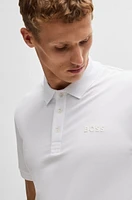 Regular-fit polo shirt with logo detail