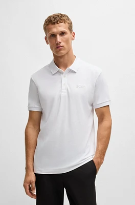 Regular-fit polo shirt with logo detail