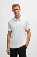 Regular-fit polo shirt with logo detail