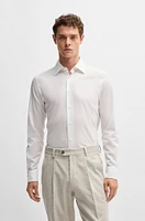 Slim-fit shirt super-stretch fabric