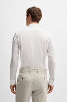 Slim-fit shirt super-stretch fabric