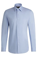 Slim-fit shirt performance-stretch fabric