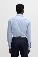 Slim-fit shirt performance-stretch fabric