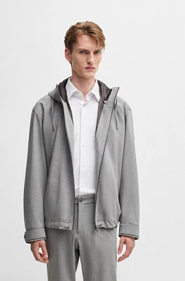 Regular-fit jacket performance-stretch material