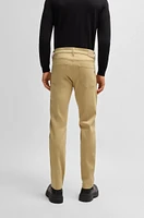 BOSS - Slim-fit jeans Beige stretch denim Light