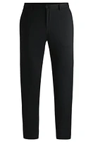 Slim-fit trousers micro-patterned performance-stretch jersey