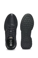 Waterproof GORE-TEX trainers polished leather