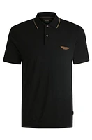 BOSS x ASTON MARTIN polo shirt merino wool