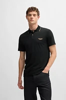 BOSS x ASTON MARTIN polo shirt merino wool