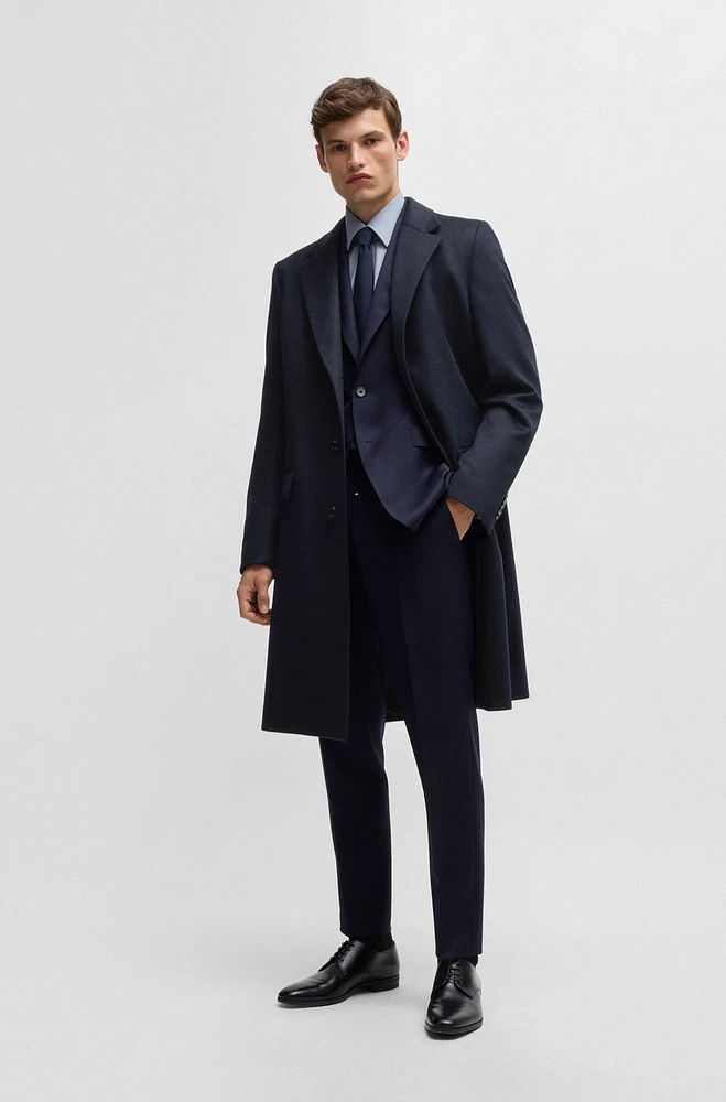 Slim-fit coat cashmere