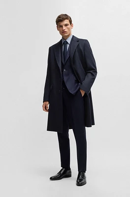 Slim-fit coat cashmere