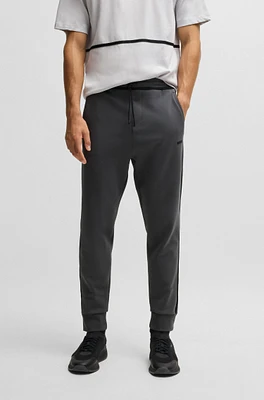 BOSS - Tracksuit bottoms with tape and logo Dark Grey