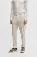 Relaxed-fit trousers cotton-cashmere corduroy