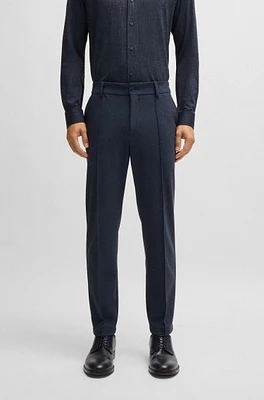 Dressletic tapered-fit trousers performance stretch jersey