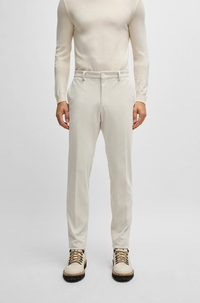 Slim-fit trousers performance-stretch corduroy