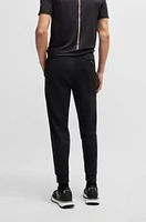 BOSS x Matteo Berrettini Regular-fit trousers stretch gabardine with logo detail