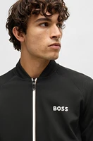 BOSS x Matteo Berrettini regular-fit sweatshirt stretch gabardine