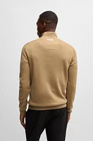 The Open water-repellent sweater with embroidered logo