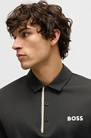 Paddy polo shirt quick-dry ribbed fabric