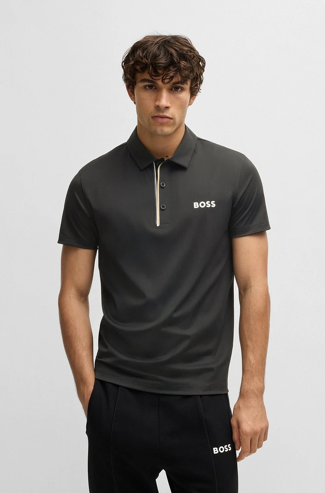 Paddy polo shirt quick-dry ribbed fabric