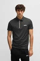 Paddy polo shirt quick-dry ribbed fabric