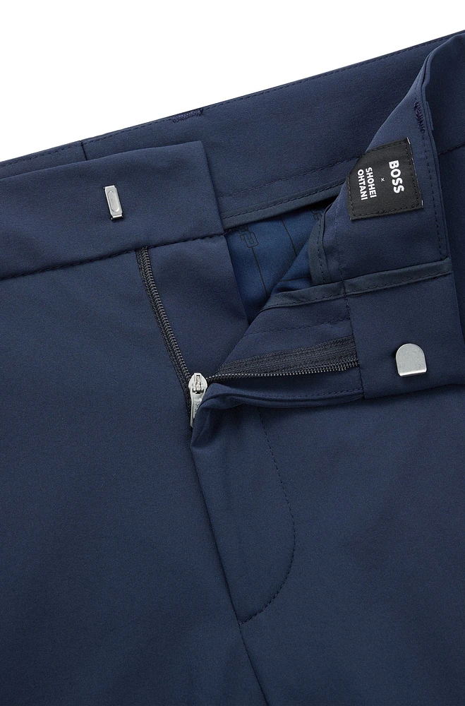 BOSS x Shohei Ohtani stretch trousers with special branding