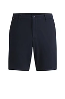 Slim-fit shorts stretch-cotton twill