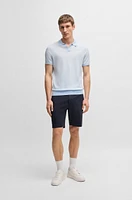 Slim-fit shorts stretch-cotton twill