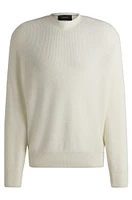 Regular-fit sweater linen and cashmere