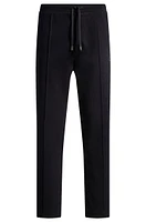 BOSS - Cotton tracksuit bottoms with Double B monogram Black