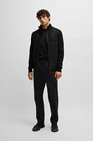 BOSS - Cotton tracksuit bottoms with Double B monogram Black