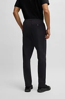 BOSS - Cotton tracksuit bottoms with Double B monogram Black