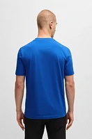 Cotton-jersey T-shirt with large logo