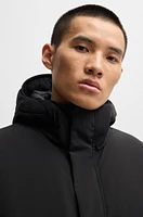 BOSS - Water-repellent jacket with down filling Black