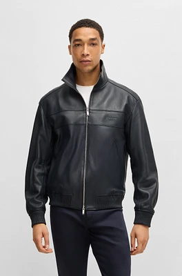 Porsche x BOSS regular-fit jacket leather