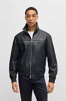 Porsche x BOSS regular-fit jacket leather